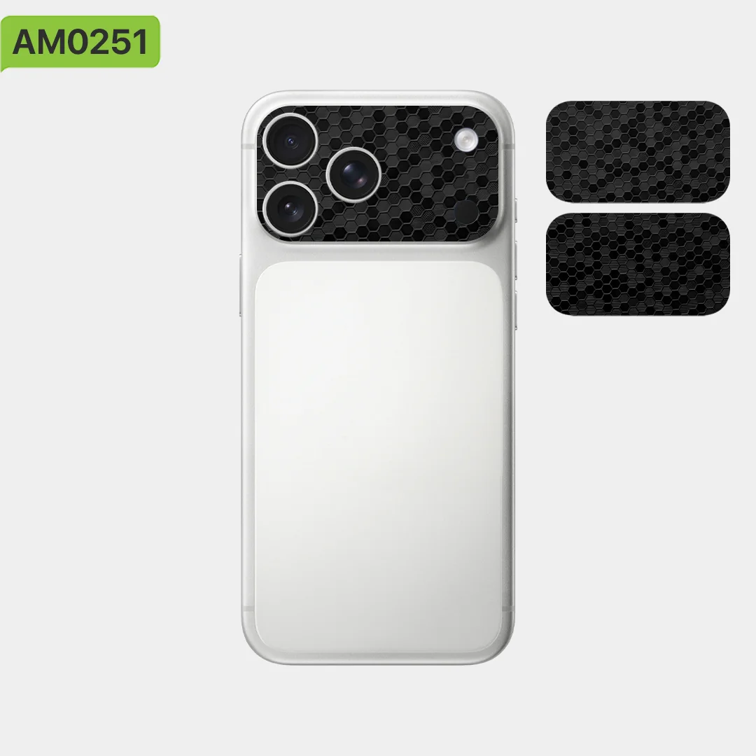 

Наклейка с оберткой для камеры iPhone 17 Pro / Pro Max — Nexa Skins CAM024 — винил с защитой от царапин