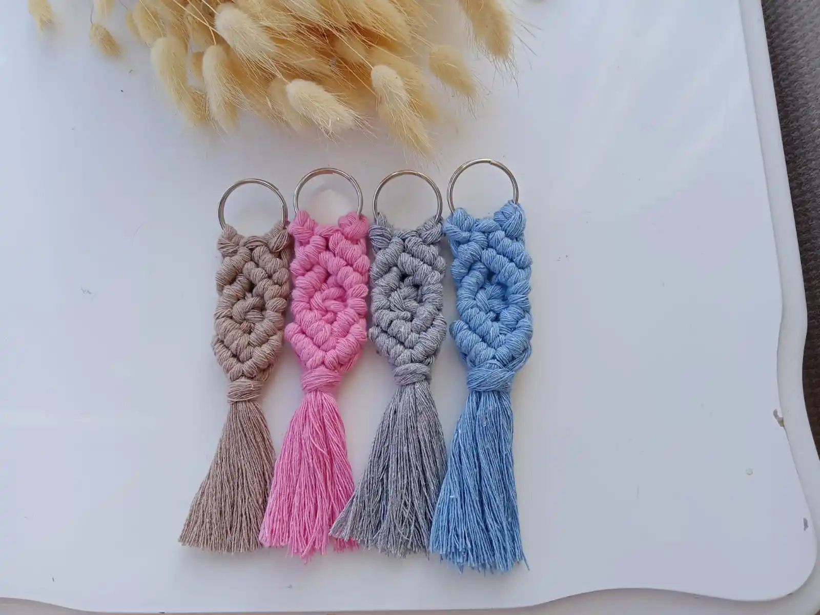 

Gift Macrame Keychain 100 PCs Wedding Engagement Celebration Event Birthday Baby Shower For Special Days