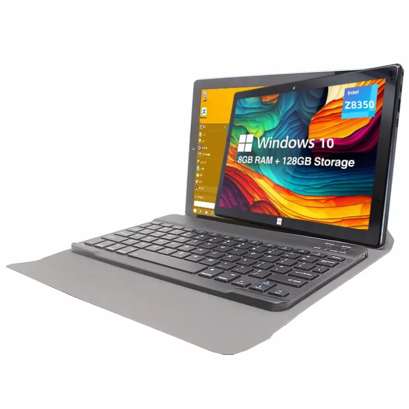 كمبيوتر لوحي 10.1 بوصة AR10 يعمل بنظام Windows 10 وذاكرة وصول عشوائي 8 جيجابايت وذاكرة قراءة فقط 128 جيجابايت رباعي النواة 64 بت X5-Z8350 وحدة المعالجة المركزية 1920*1200IPS كاميرات مزدوجة 5000 مللي أمبير في الساعة