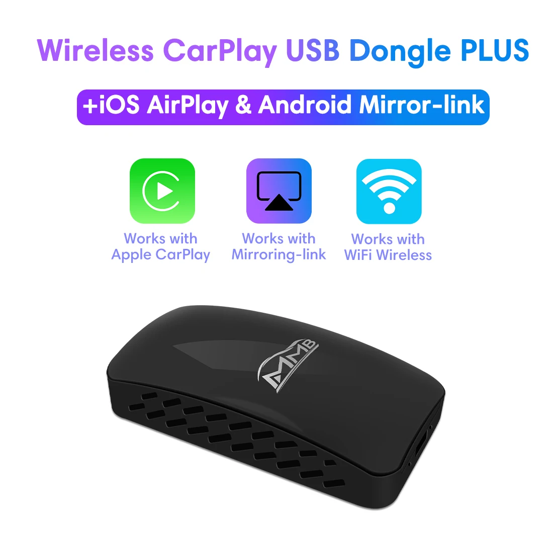 

MMB & JoyeAuto Wired & Wireless CarPlay Wireless Android Auto Dongle for Modify Android Screen Car Ariplay Smart Link Android 11