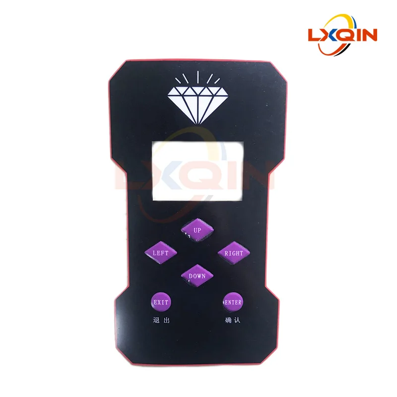 LXQIN لوحة مفاتيح الطابعة 6 أزرار مع شاشة لإبسون XP600/DX5/DX7/5113/4720/I3200 لوحة مفاتيح لوحة رأس واحدة Senyang