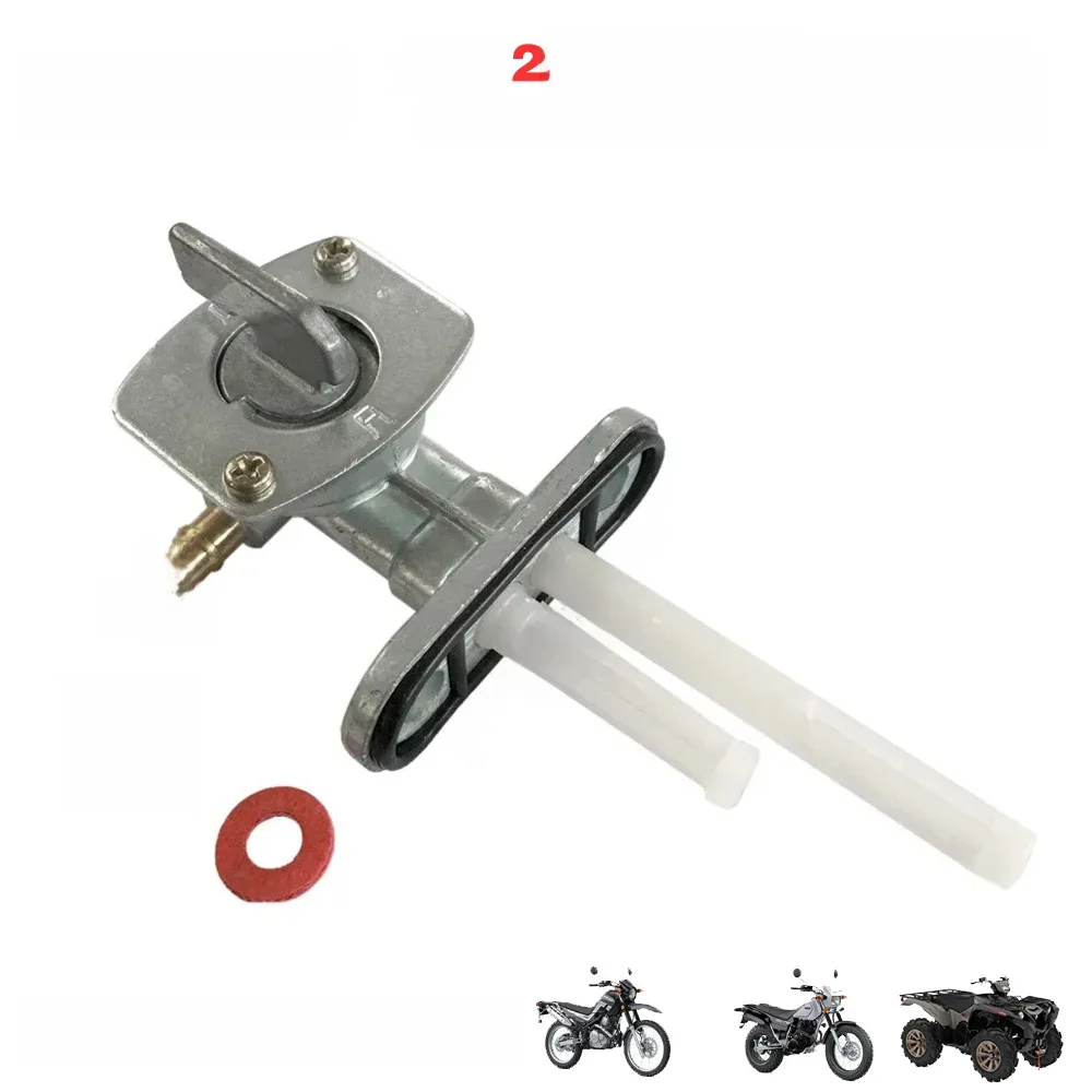 Valve de commutation de robinet de réservoir de carburant de moto, Petcocke pour Yamaha PW80 TTR125 DRZ400 50cc 90cc 110cc 125cc, grande roue Pit Dirt Bike