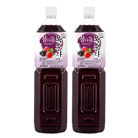 참다음 복분자 음료베이스 1.5L x 2개
