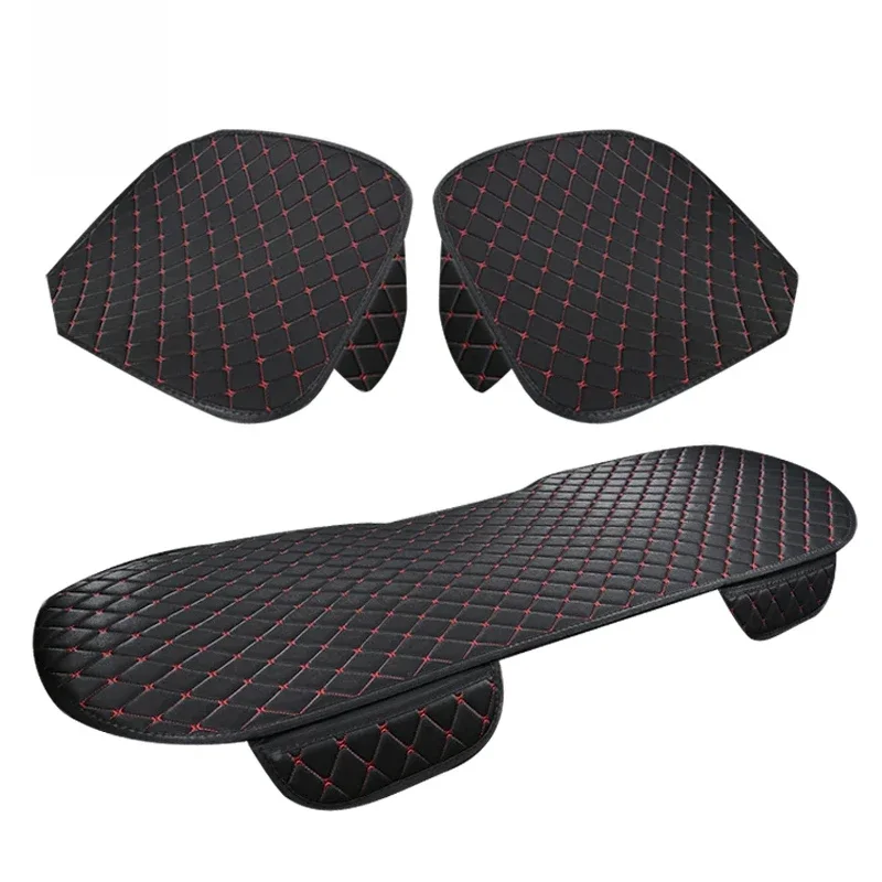 3Pcs Auto Sitz Abdeckung Universal Auto Sitzkissen Atmungsaktive Komfort Auto Sitz Schutz Pad Auto Innen Zubehör