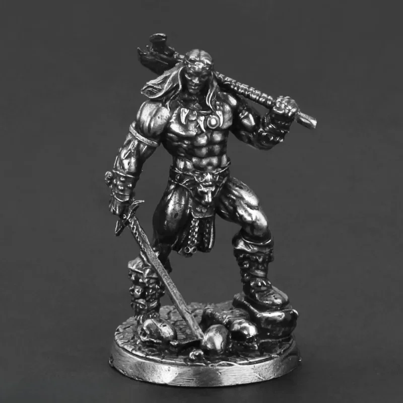 Figurines d'action en métal, accessoires miniatures de bureau, artisanat, série de l'armée de guerre arthurienne, modèle de jouets, jeu de société, pièces d'échecs, décoration