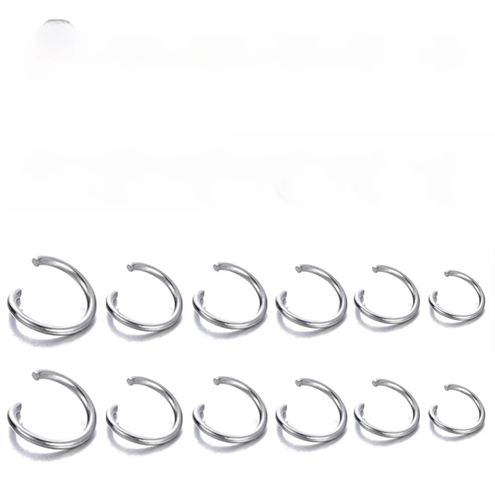 Anneaux de saut ouverts en acier inoxydable, 200 pièces, pour la fabrication de bijoux, fournitures de bricolage, connecteurs d'anneaux fendus à Double boucle pour les résultats de bijoux