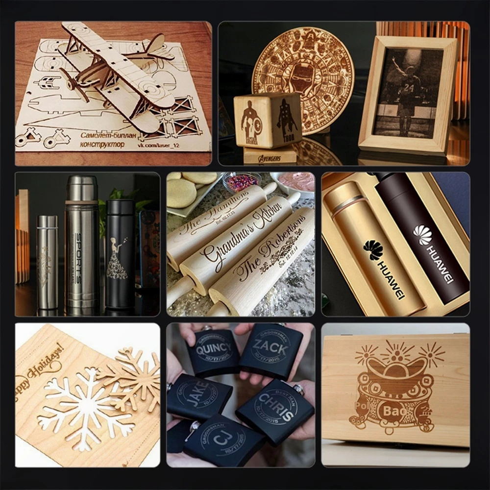 Laser Engraving Machine DIY CNC Laser Engraver Printer 5W USB WiFi APP Logo Marker Machine Household Woodwork Marking Machine