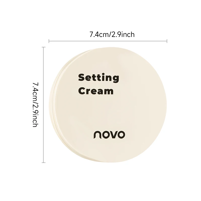 كريم إعداد الجيلي وكريمة الإعداد الخالية من البودرة تدوم طويلاً، خفيف الوزن، مقاوم للماء، مقاوم للعرق وغير لزج #6