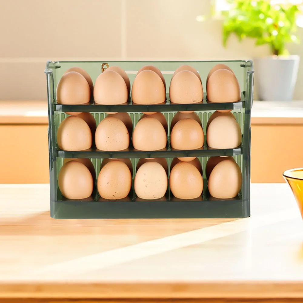 Standing 30-fold 3-step egg storage egg tray egg folding egg holder case