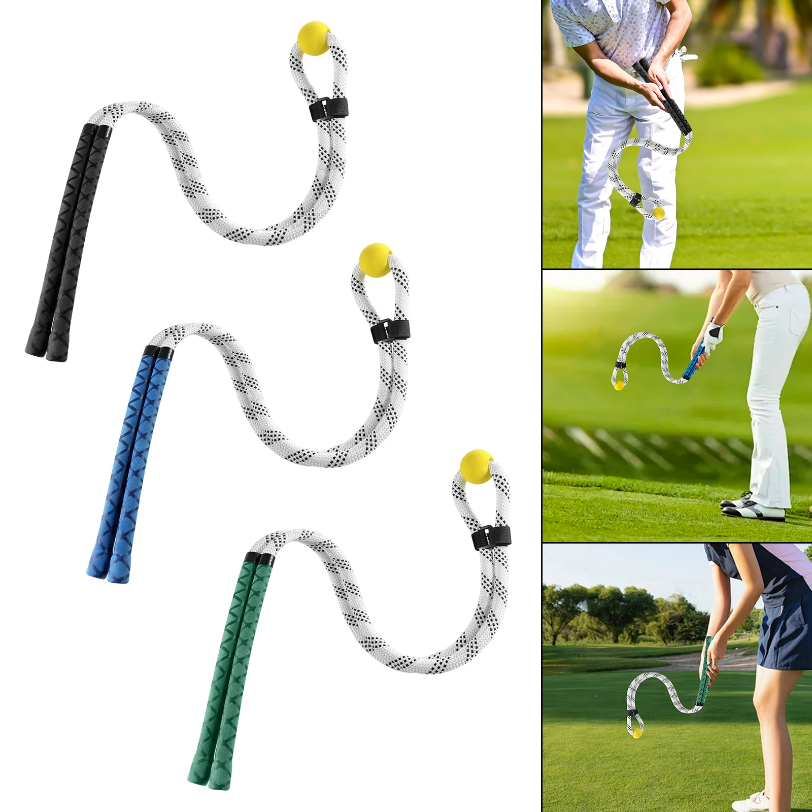 

Golf Rope Swing Trainer Golf Posture Corrector Professional Golf Training Aid Adults Swing Training Trainer Men Women