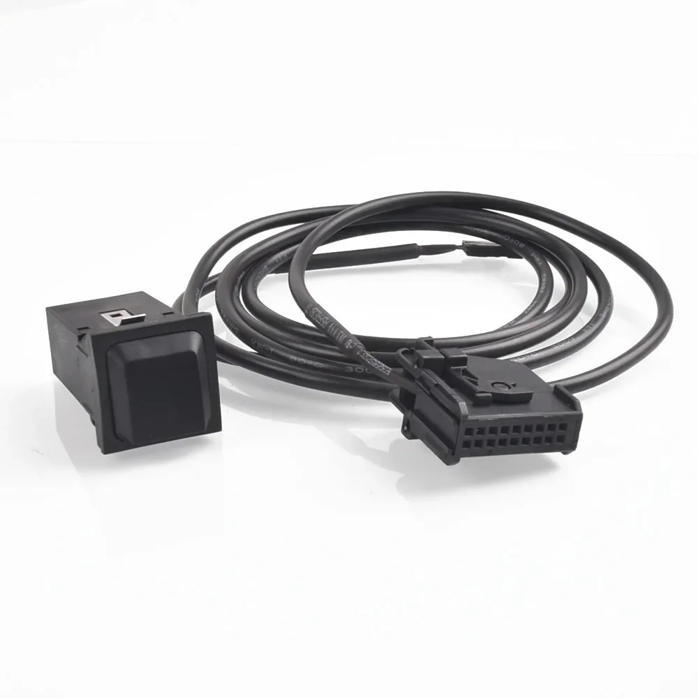 Auto Car Aux-in RNS2 MFD2 z przyciskami Adapter Audio zestaw gniazd 18Pin cewka zapłonowa do volkswagena Golf V Passat Caddy Touran Transporter T5 — zdjęcie 2