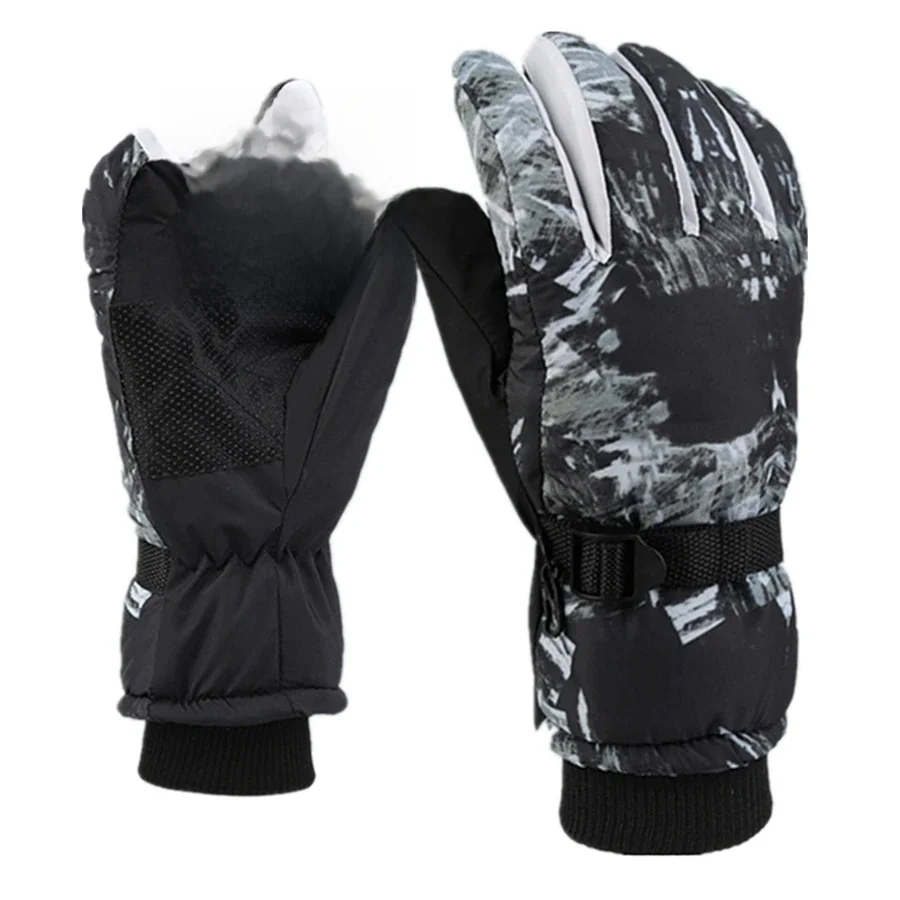 AliExpress Lotank Men Black Ski Gloves Ultralight PU Waterproof Winter Warm Gloves Snowboard Male Cycling Motorcycle Riding Snow Windproof Gloves