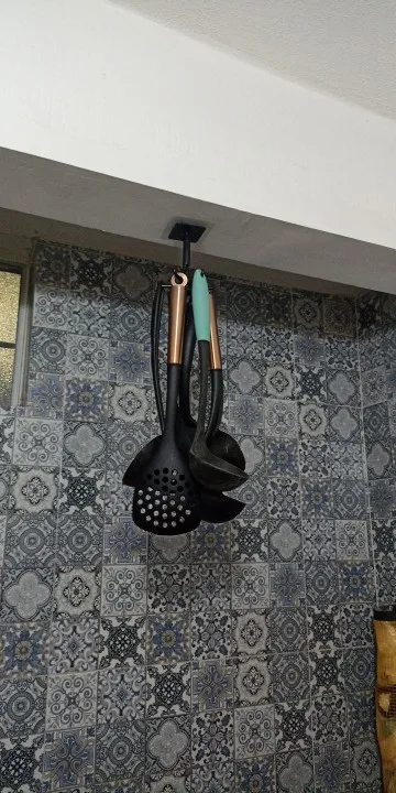 360 degree rotating storage spoon hook seamless wall mounted no drilling required suitable for kitchen storage photo review