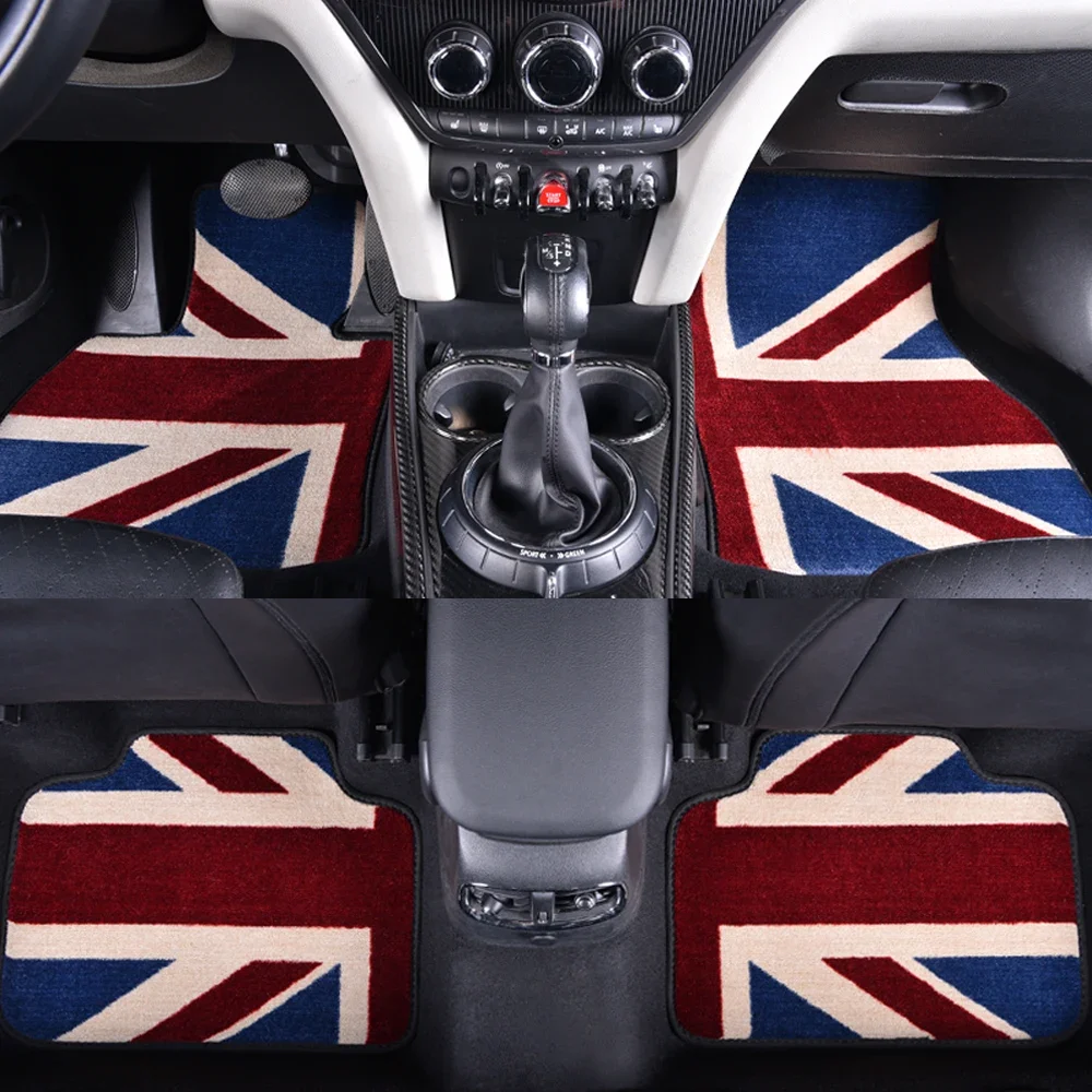 Linksgestuurde Auto Vloer Voet Matten Voor Mini Cooper R56 F54 R55 Clubman F55 5 Deuren F56 3 Deuren r57 F57 F60 R60 Countryman - afbeelding 2