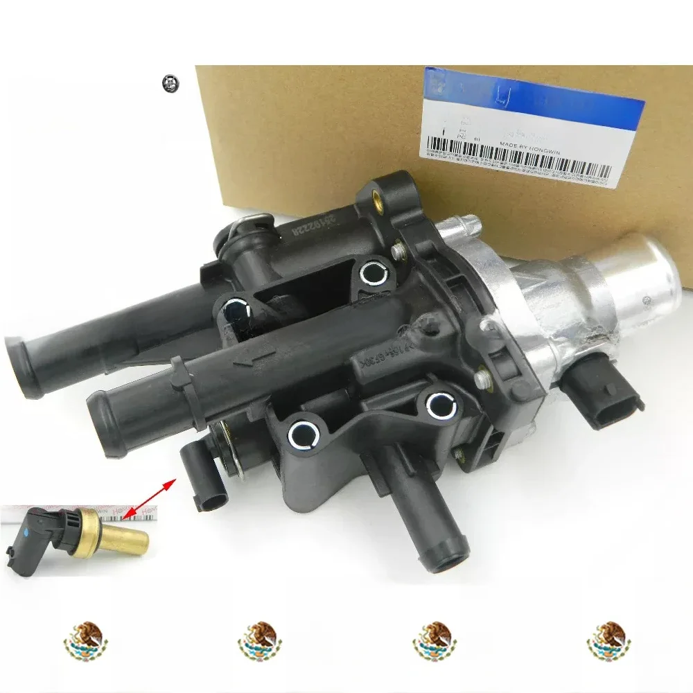 Oryginalna rura obudowy termostatu płynu chłodzącego silnik 25192228 pasuje do Chevrolet Sonic Cruze Tracker Trax 2011-2015 96984103 i 55578419 — zdjęcie 2