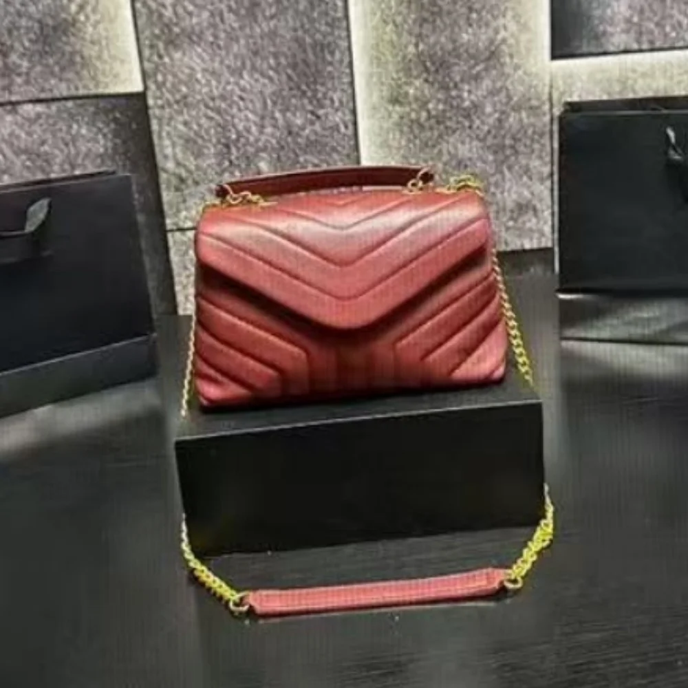 

New Interior Compartment Zipper Red Fashion Cloud Bag Soft Casual