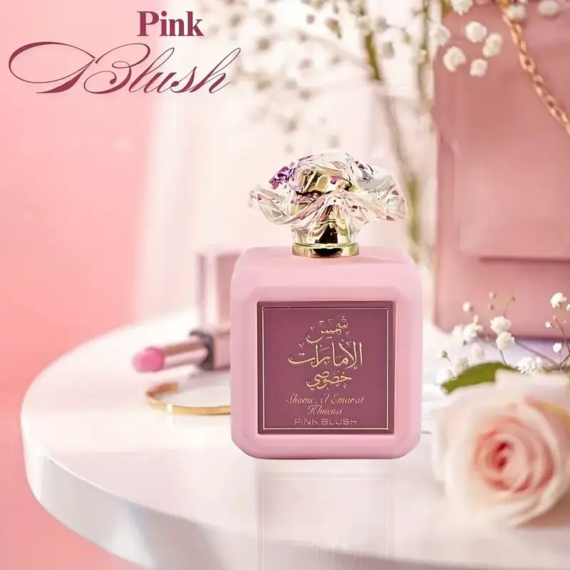 

Ard Al Zaafaran Pink Blush Shams Al Emarat Khususi Women Eau De Parfum 100ml Sweet Marshmallow Strawberry Coconut Scent Creamy Vanilla Sugar Base Long Lasting Romantic Gift for Her Valentine Anniversary