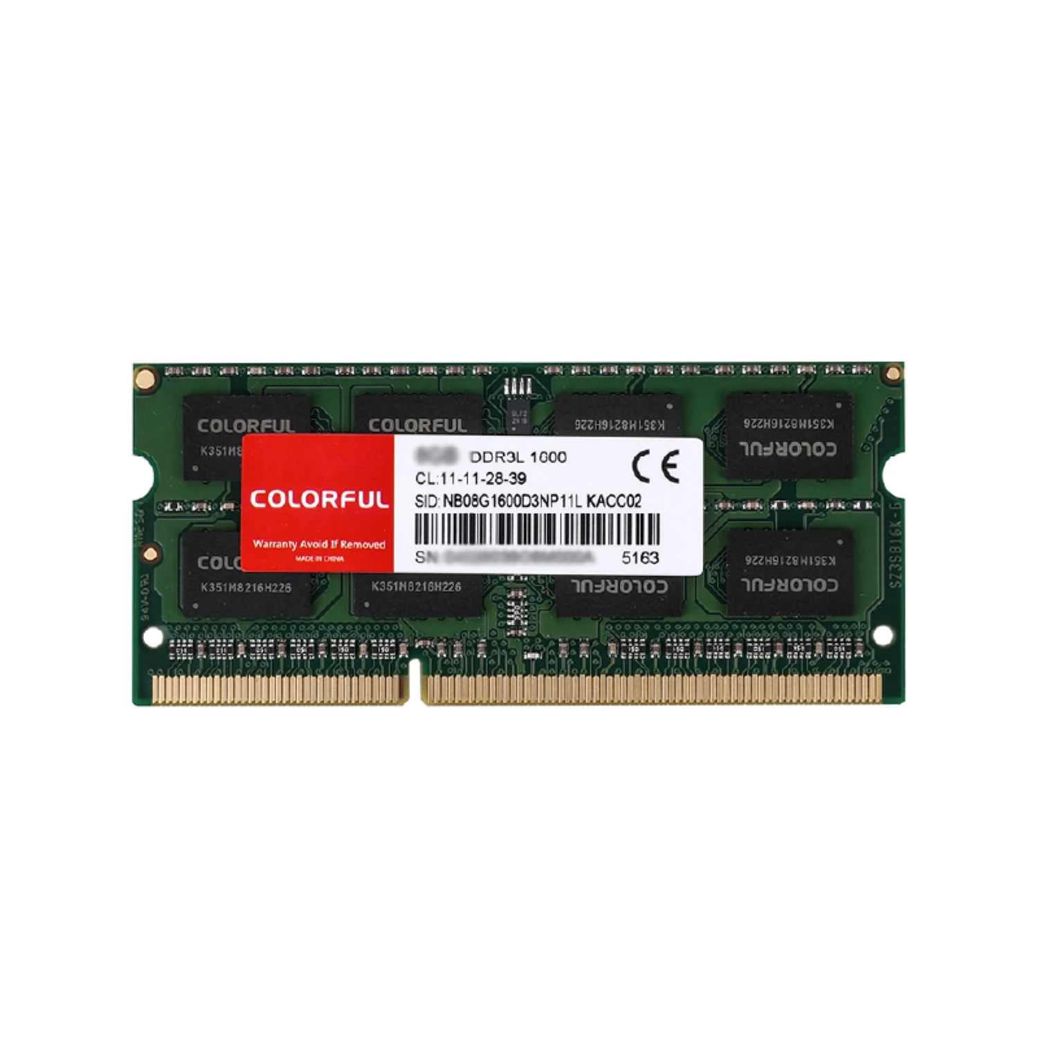

Красочная оперативная память для ноутбука DDR3L, 8 ГБ, модуль памяти 1600 МГц, 2 шт.