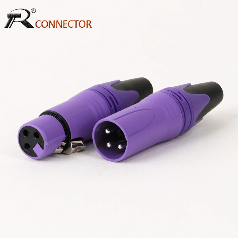 1 szt. gniazdo XLR kolorowe 3Pin wtyk męski/żeński adapter złącza kabla audio typ lutowania mikrofon Cannon Terminal