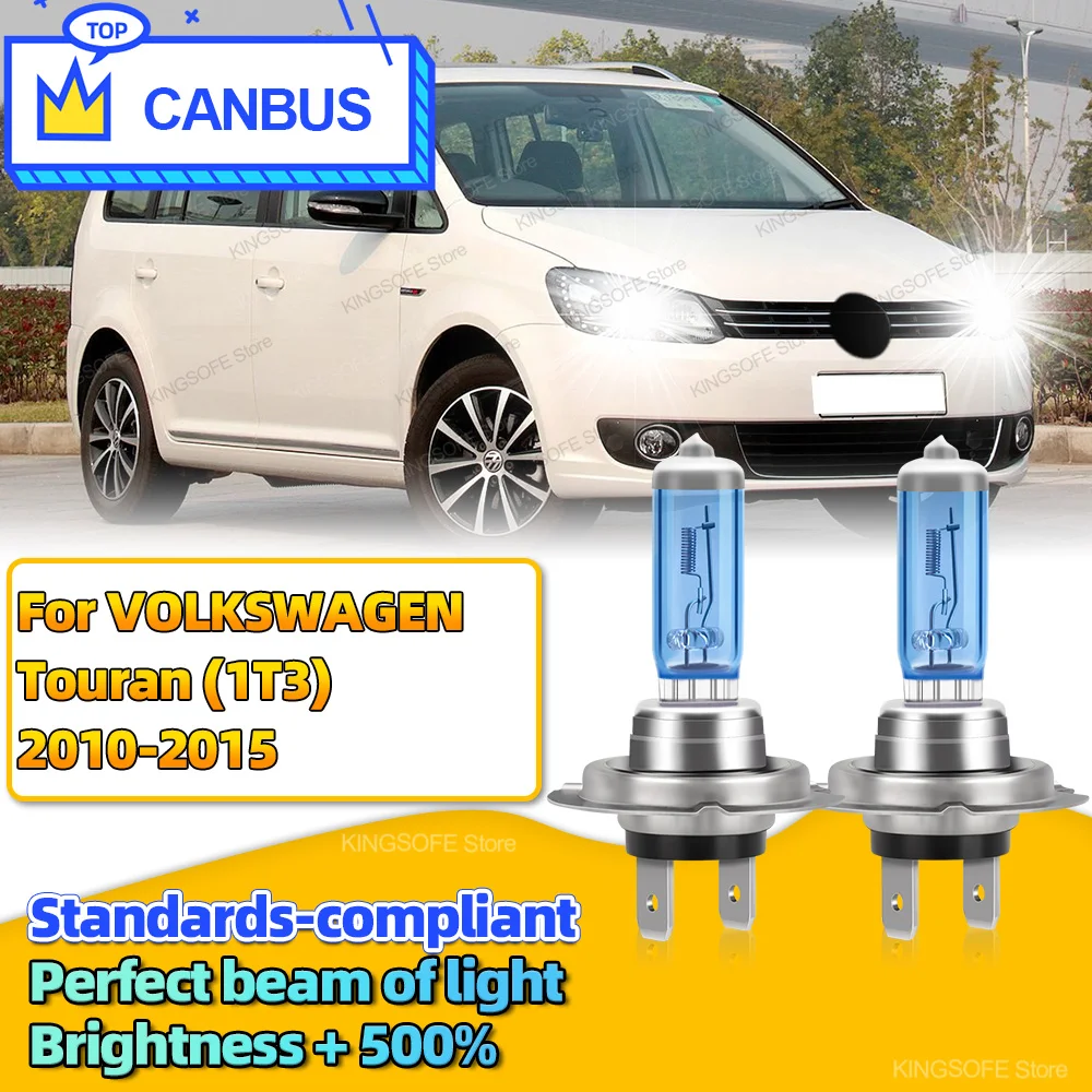 2-個車のハロゲン電球-canbus-ヘッドライト-100-ワット高輝度ランプフォルクスワーゲントゥーラン-1t3-2010-2015-2011-2012-2013-2014-に適合
