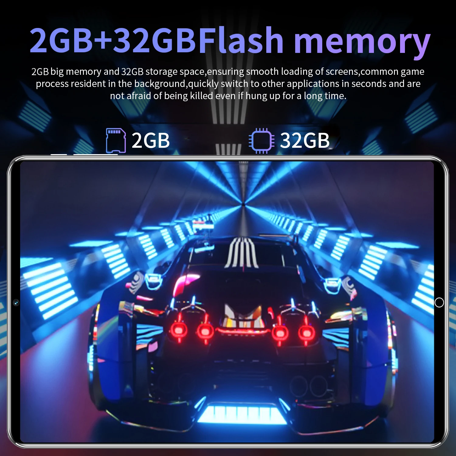 2024 neue globale Version Tablet Android 6 10,36 Zoll Tablets 2GB RAM 32GB ROM 3500mAh Netzwerk WiFi 8 Core