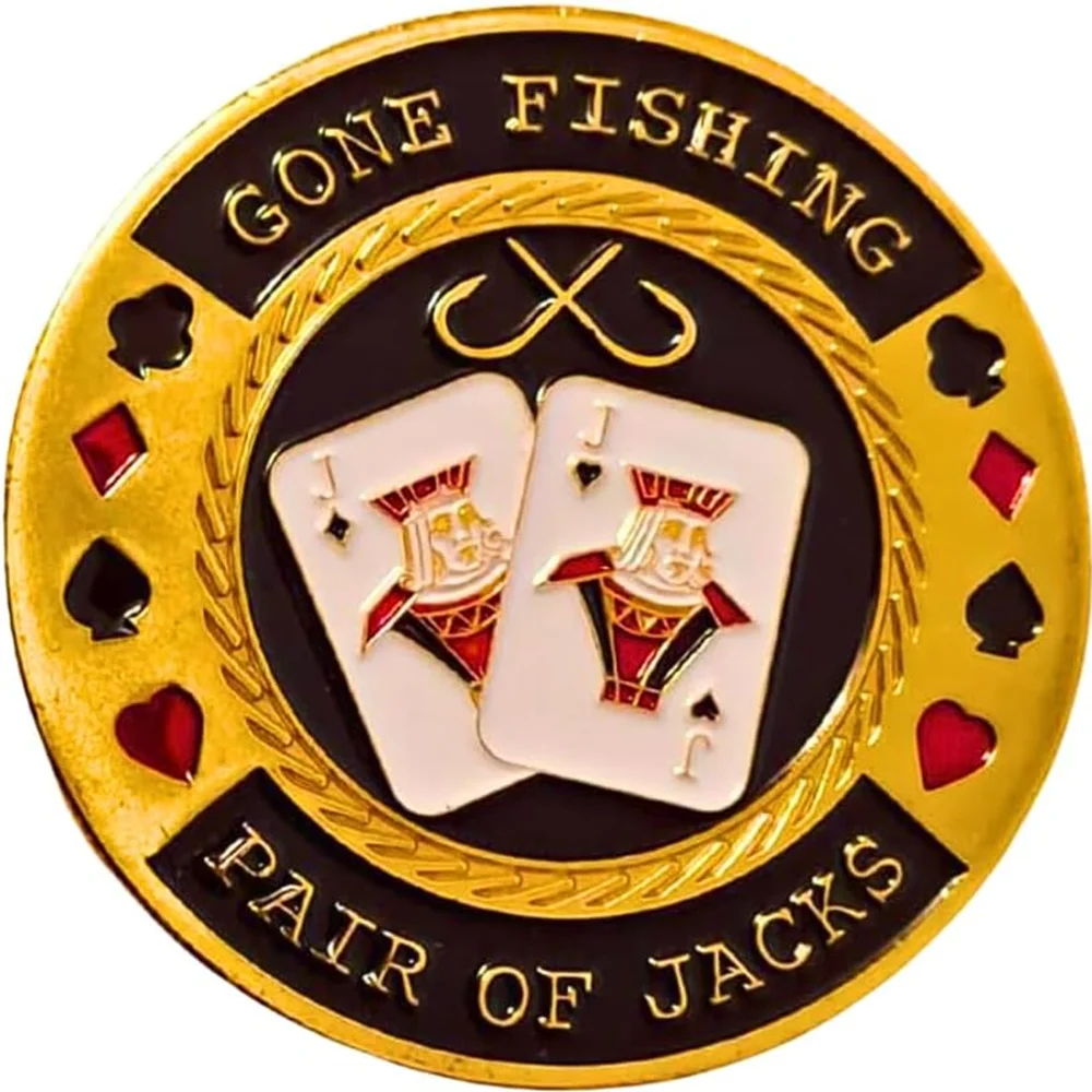 Poker Card-Guard - Gone Fishing (Pair of Jacks)