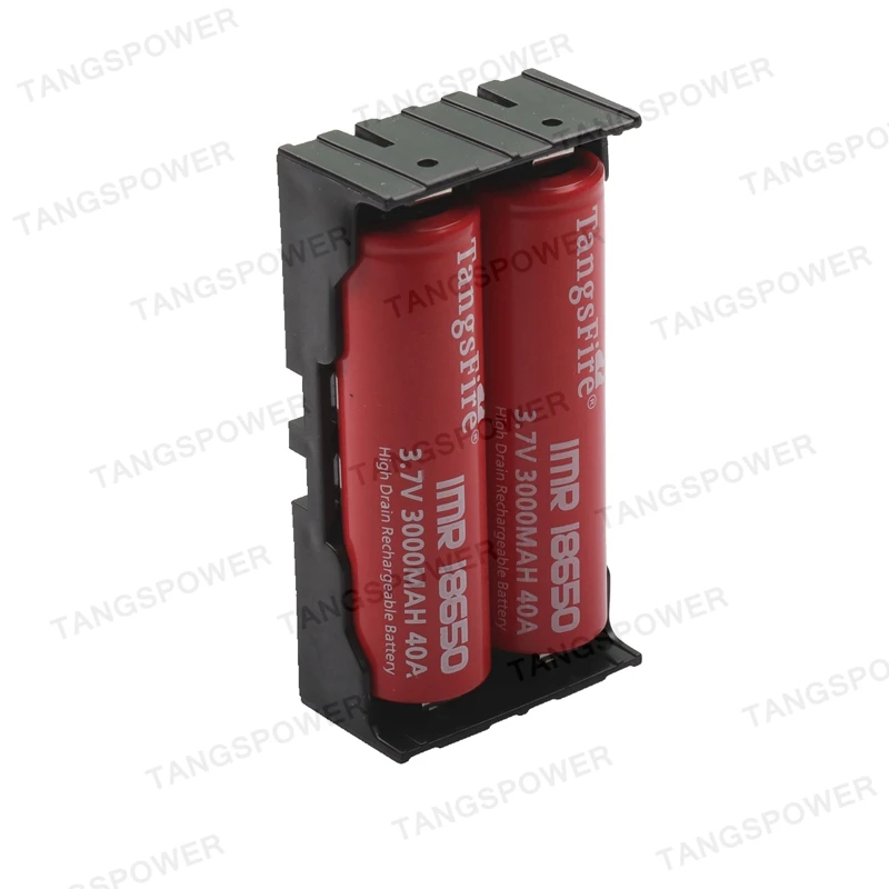 2 Slots 18650 Batterij Doos Abs Diy Voor 2*3.7V 18650 Batterij Houders Case Met Harde Pin Hoge kwaliteit Gemakkelijk Installeren