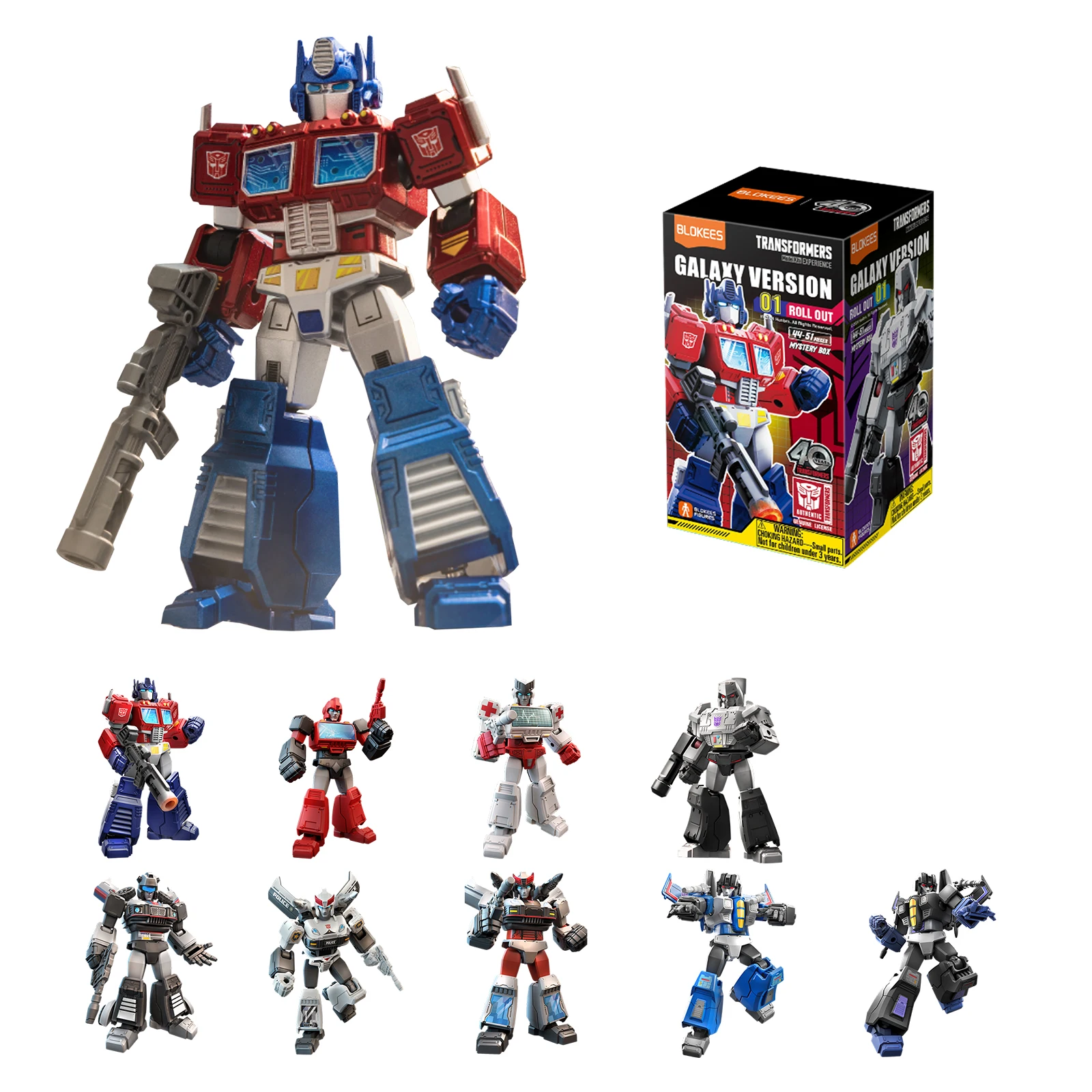

BLOKEES Transformers Galaxy Version 01 Roll Out Model Kits for Ages 10+ | Toy Gift for Kids & Adult