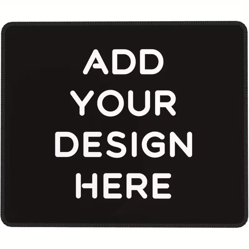Custom Photo Mouse Pad 2mm, Square Computer Accessories for Office Game , Personalized Image Text Table Mats 4 Small Sizes