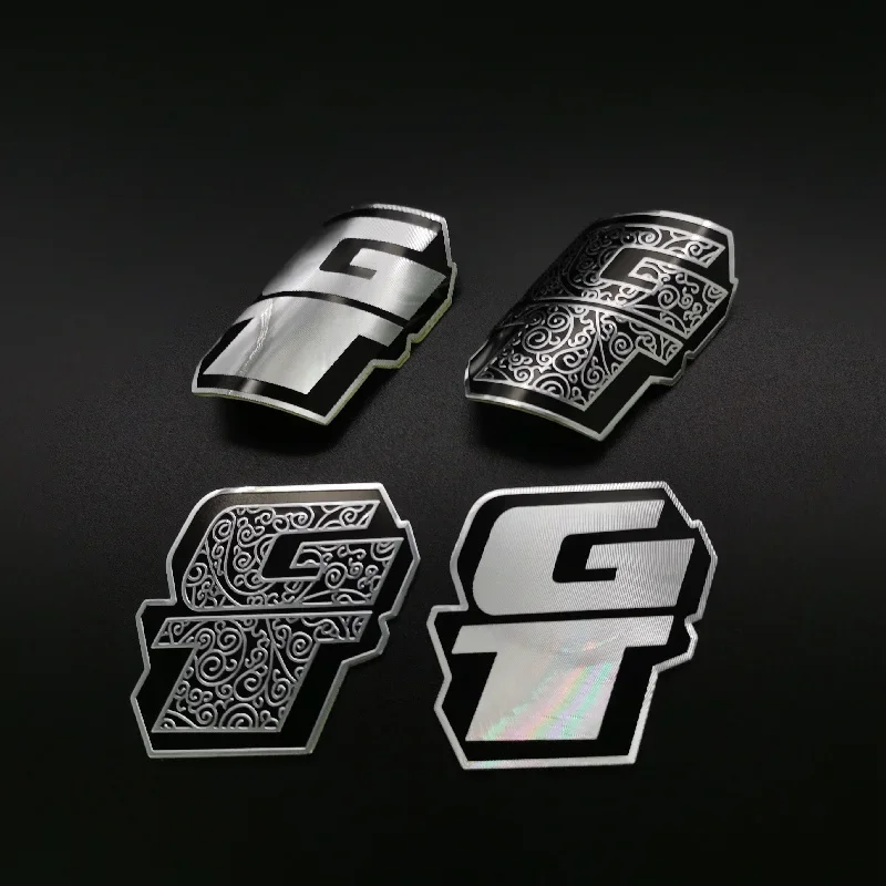 AliExpress UK 2x  GT vintage classic Bike Head Badge Aluminum Decals Stickers For MTB BMX Folding Bicycle Frame