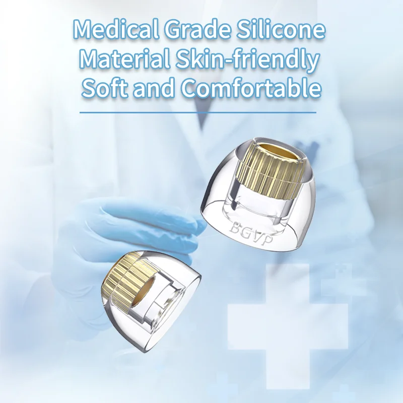 BGVP Exquisite Silicone Oxygen-free Copper Liquid Headphones Skin-Friendly Material Silicone Earphone Replace Eartip Accessories