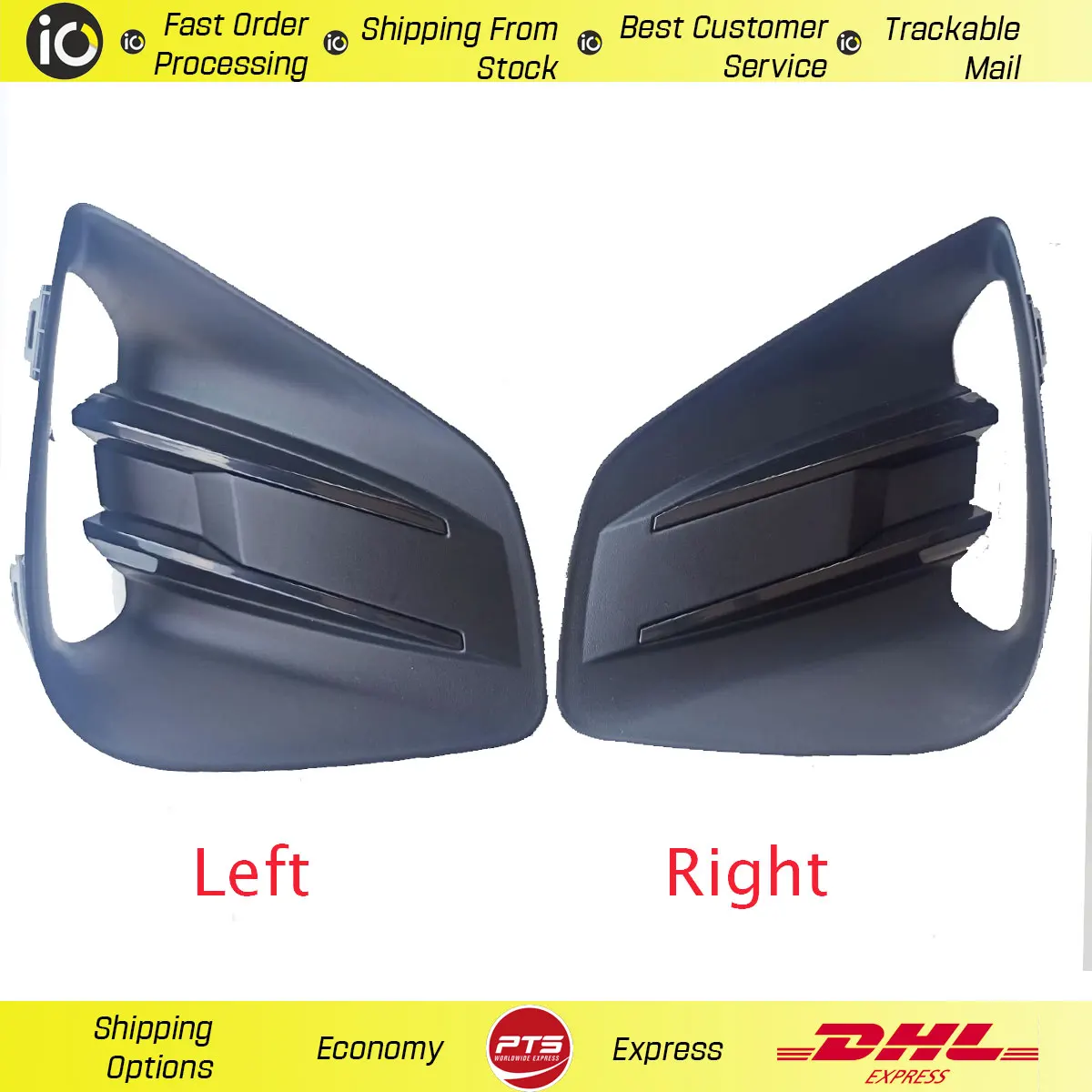 Fog Light Cover R or L For Clio 5 V Fogless Model Black Plated 263313919R Fast Shipping From Warehouse