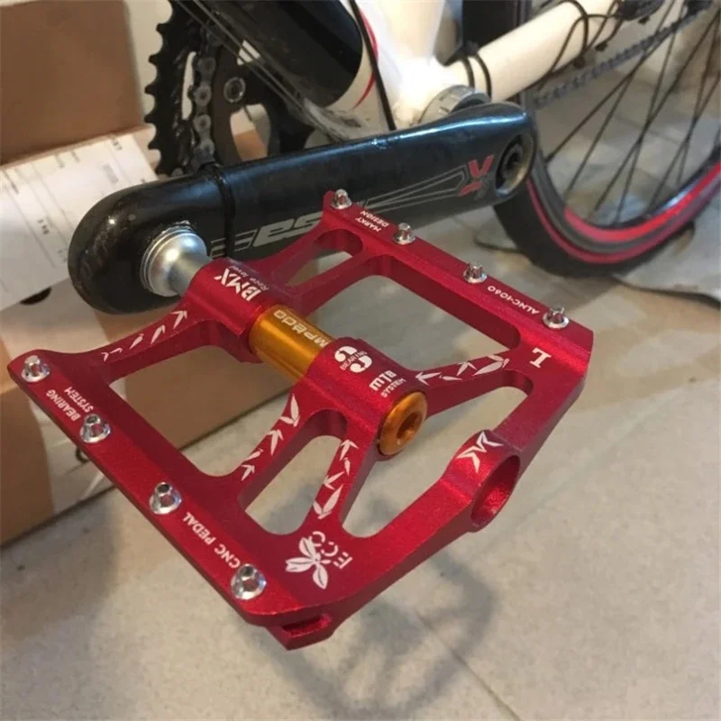 AliExpress NONE Bike Pedals MTB 3-bearings Bicycle Parts Aluminum Alloy Anti-slip Road Mountain Cycling Accessories
