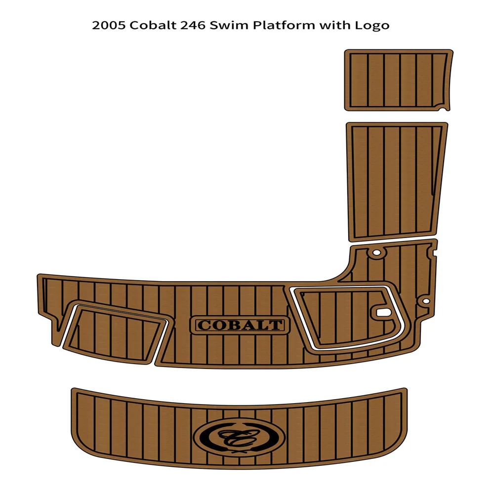 

2005 Кобальт 246 плавание платформа морской настил нескользящий морской коврик Легкая установка хорошее решение морской коврик Eva коврик