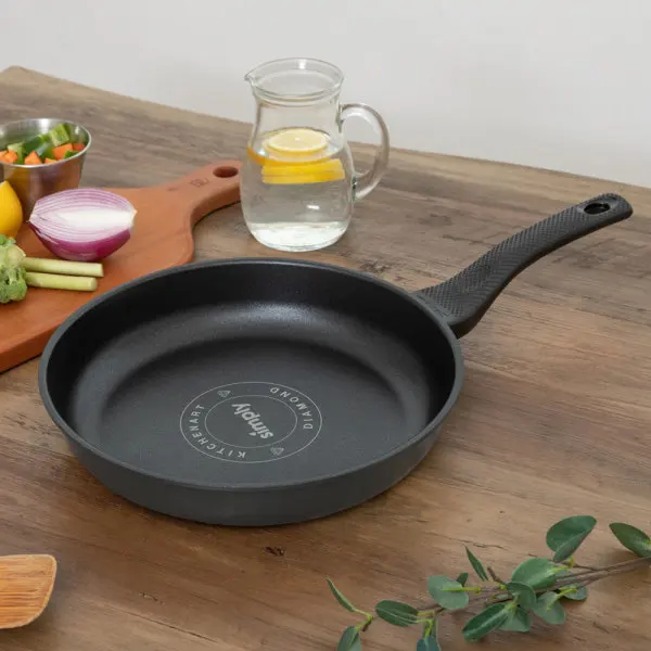 Kintin art black frying pan 28cm 5-coated frying pan is a single piece