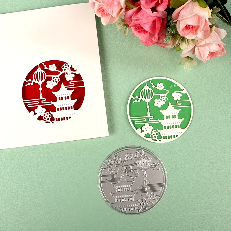 DUOFEN – matrices de découpe en métal, bonne année chinoise, grue de dragon, poisson, pochoir asiatique, pour Scrapbook, Album en papier, nouveauté 2024, 2024