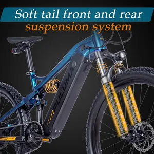 PULUMA-Bike-electric-smart-battery-Panasonic ifade pedalı ile yardım, fren diski hidrolik, 48 V, 1000 W, 27,5 inç, 20Ah Hoparlör, bluetooth, lastikte 6 büyük satış-no. 2