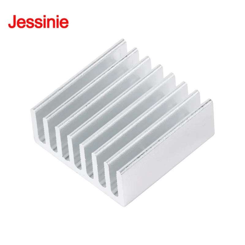 100Pcs/1pc 25*25*10mm Aluminum Alloy Heatsink Radiator Heat Sink Electronic Chip IC Cooling Radiator Cooler for CPU RAM GPU PCB