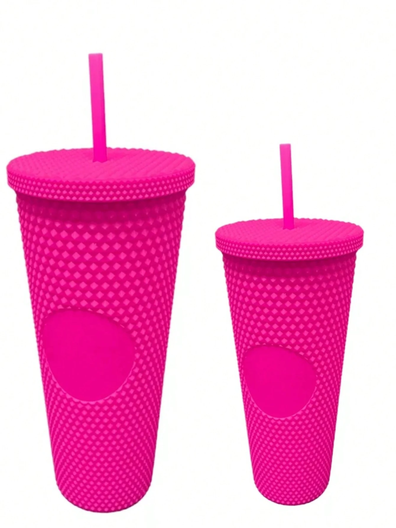 مجموعة من 2 كوب ترمس غير لامع للمشروبات الساخنة والباردة، كوب بقشة عصري #6