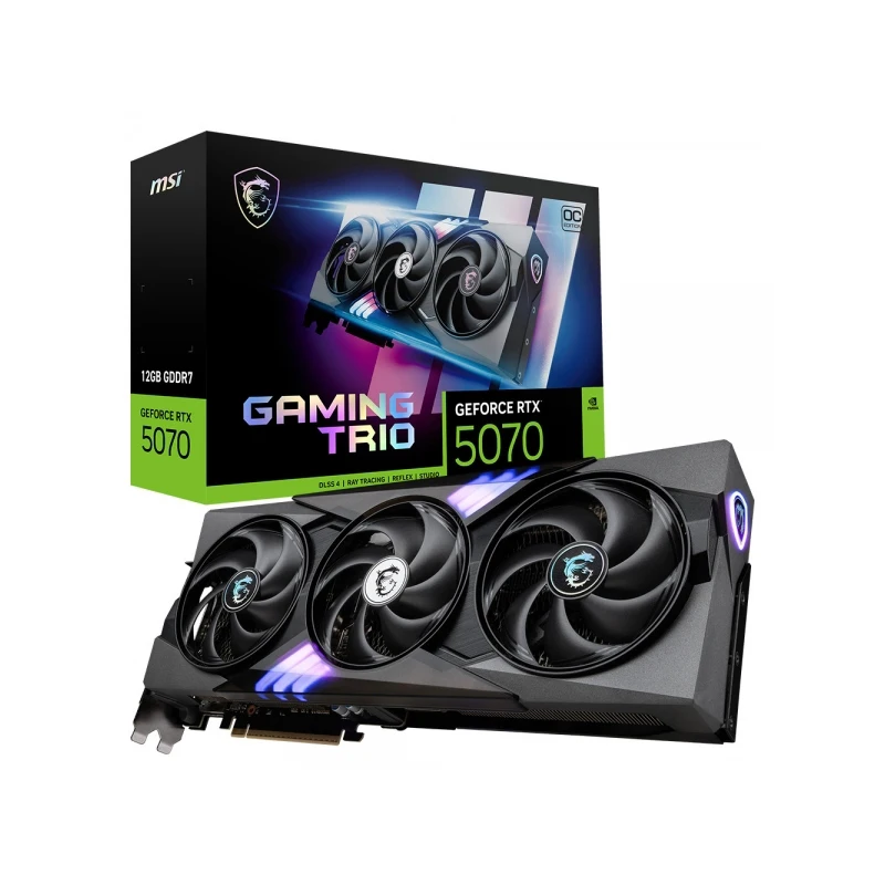 Msi Geforce Rtx 5070 Gaming Trio Oc D7 12Gb Triployment 4