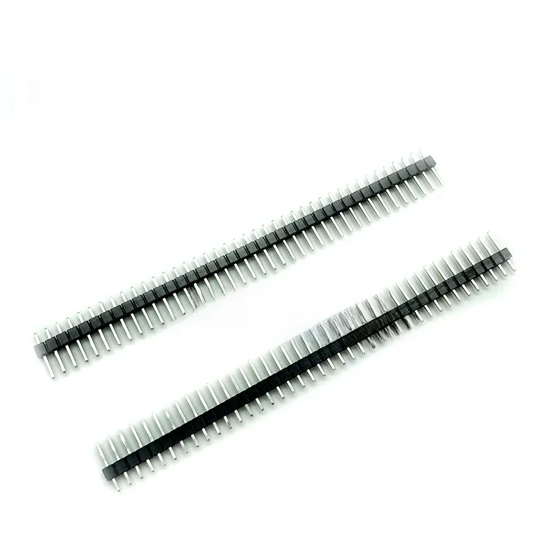 10 sztuk 40 Pin 1x40 2.54mm jeden rząd mężczyzna 2.54 łamliwe do złącz stykowych taśmy — zdjęcie 2