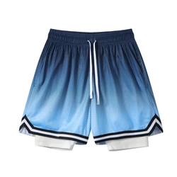 Double Layer Basketball Shorts for Men 2026 New in Summer Baggy Leisure Sportswear Gym Fitness Running Jogging Workout Clothes