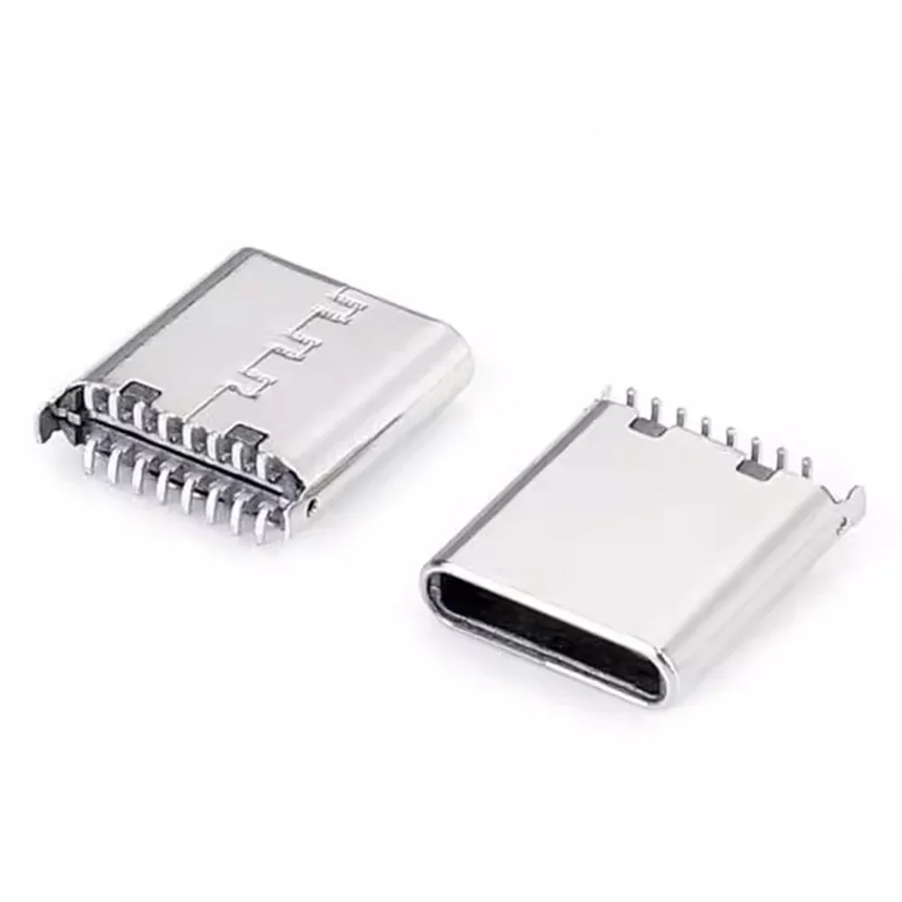 1-10 sztuk 16Pin złącze USB typu C pionowe SMT męski interfejs gniazdo wtykowe złącze portu ładowania 16P typu C Jack — zdjęcie 2