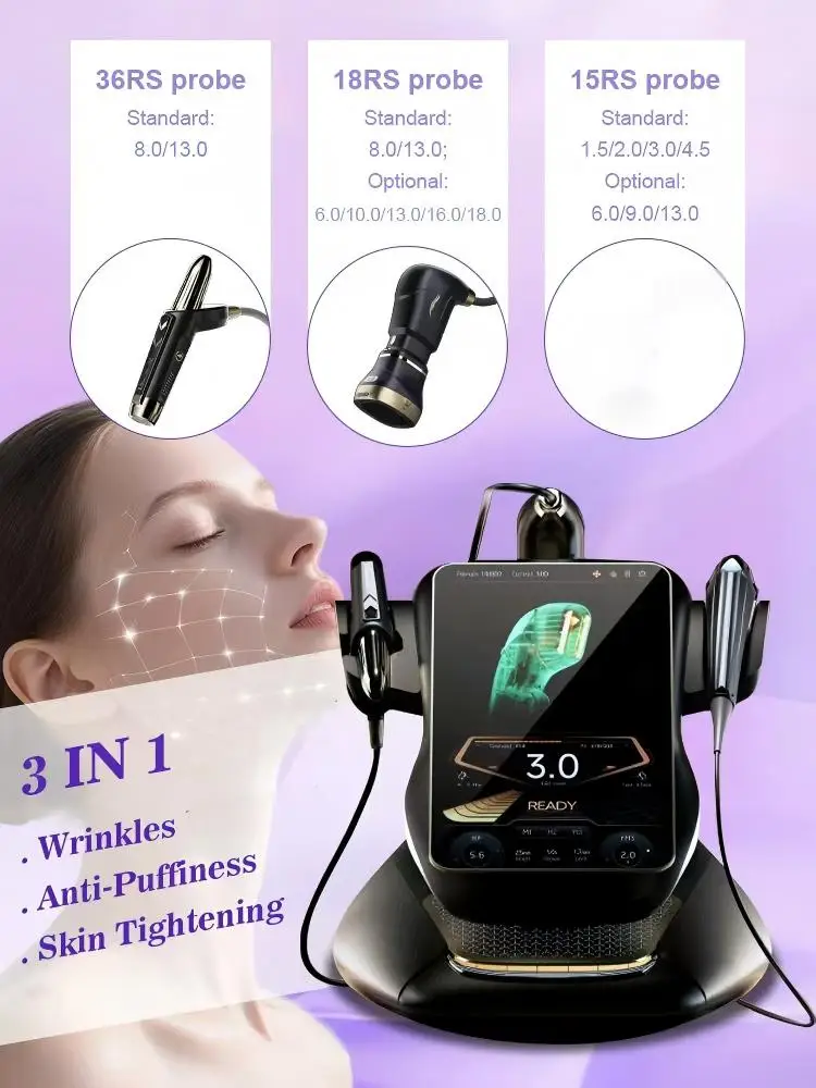 2025 Ultima versione 360MAX Hefu 25D MAX Veloce anti-invecchiamento Lifting del viso Rafforzamento della pelle Ringiovanimento Macchina di bellezza rassodante per il corpo