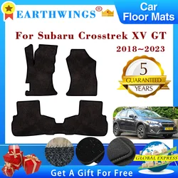 Car Floor Mats For Subaru Crosstrek XV GT 2018 2019 2020 2021 2022 2023 Carpets Rugs Interior Parts Foot Pads Auto Accessories