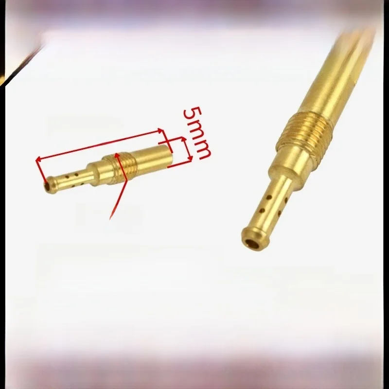 1 pièces M6 x 0.75mm pour KEIHIN PWK PE FCR KOSO OKO jets de buse d'injecteur # 30-55 Jet pilote de carburateur de moto à Jet lent