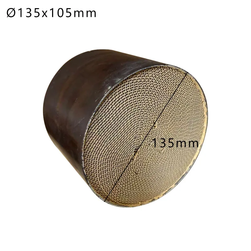 135x105mm 200cpsi special Coating Metal Catalyst Converter High Performance Sports Vehicle Exhaust System Metallic Honeycomb TWC