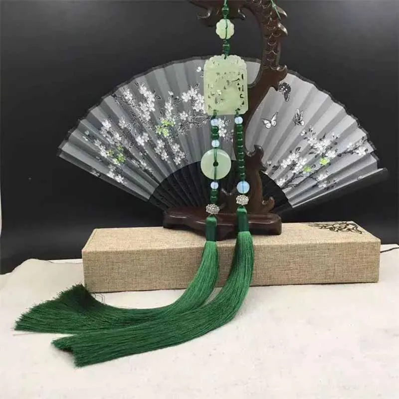 Hanfu Waist Accessory Tassel Pendant Waist Rope Chain Women Chinese Vintage Waist Ornaments Jade Pendant Forbidden Step Men