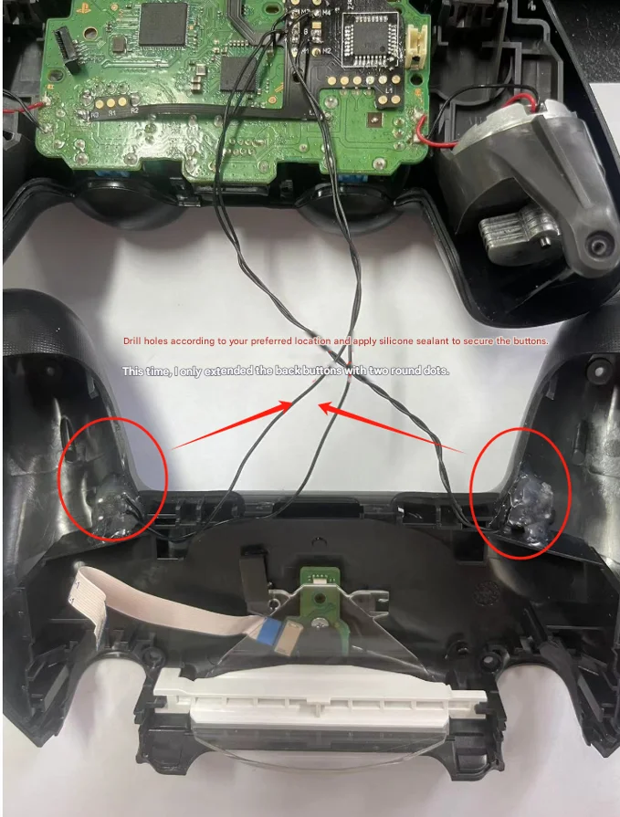 Gearz Programmierbares Remap-Kit für PS4-Controller JDM040/050/055 Upgrade-Board mit 4 Rücktasten – Detail 4
