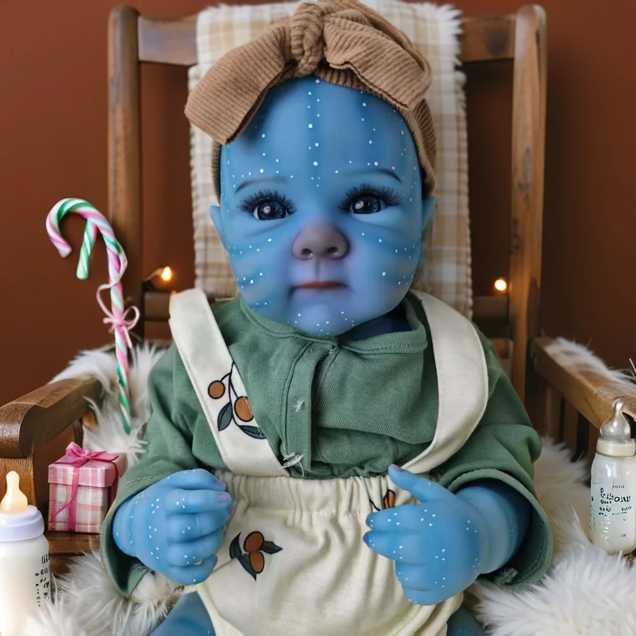 Poupées bébé Reborn réalistes-poupée réaliste en vinyle souple mignon de 20 pouces, poupées bébé de la vie réelle portables (poupée uniquement/pas d'accessoires)